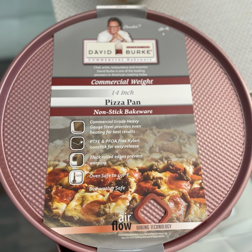 David Burke commercial bakeware 14” non stick pizza pan